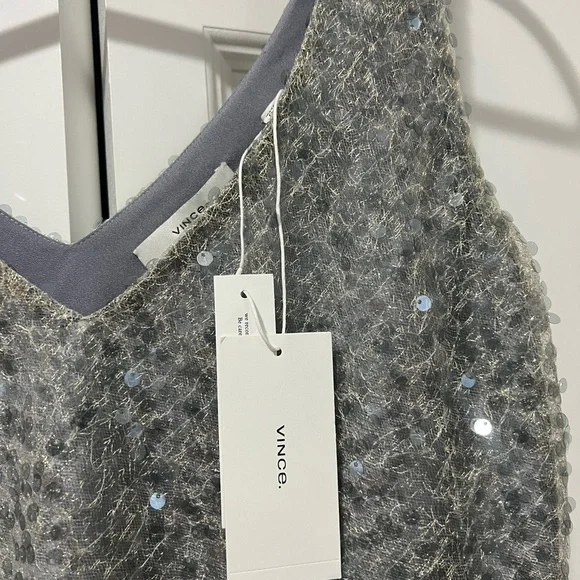 NWT Vince Sequined Midi-Dress (Size M)